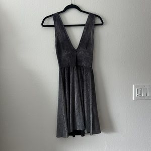Silver H&M mini dress